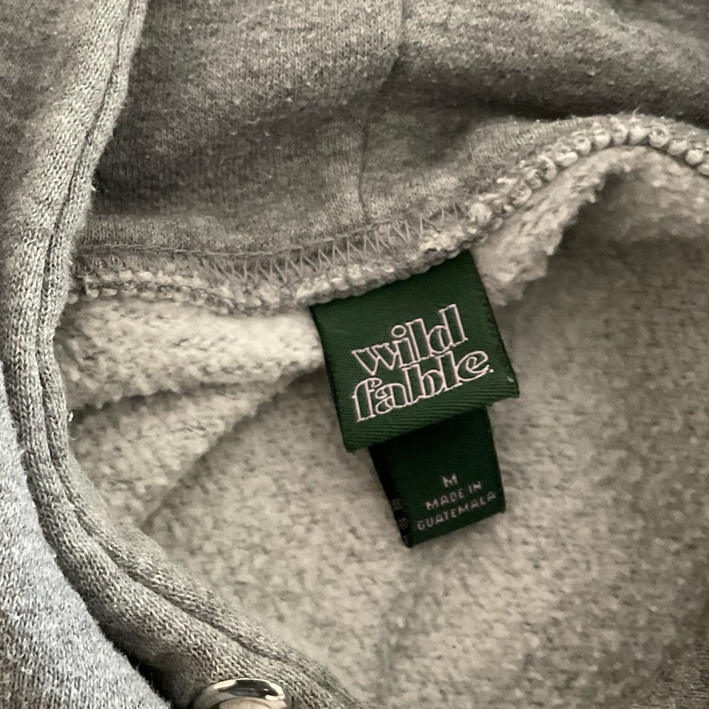 Wild Fable cropped Sweatshirt hoodie Sz M - Picture 3 of 4